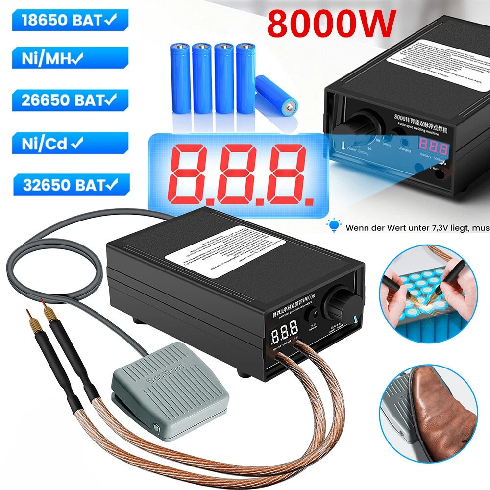 Portable Welding Generator - 8000W Mini Spot Welder Kit DIY