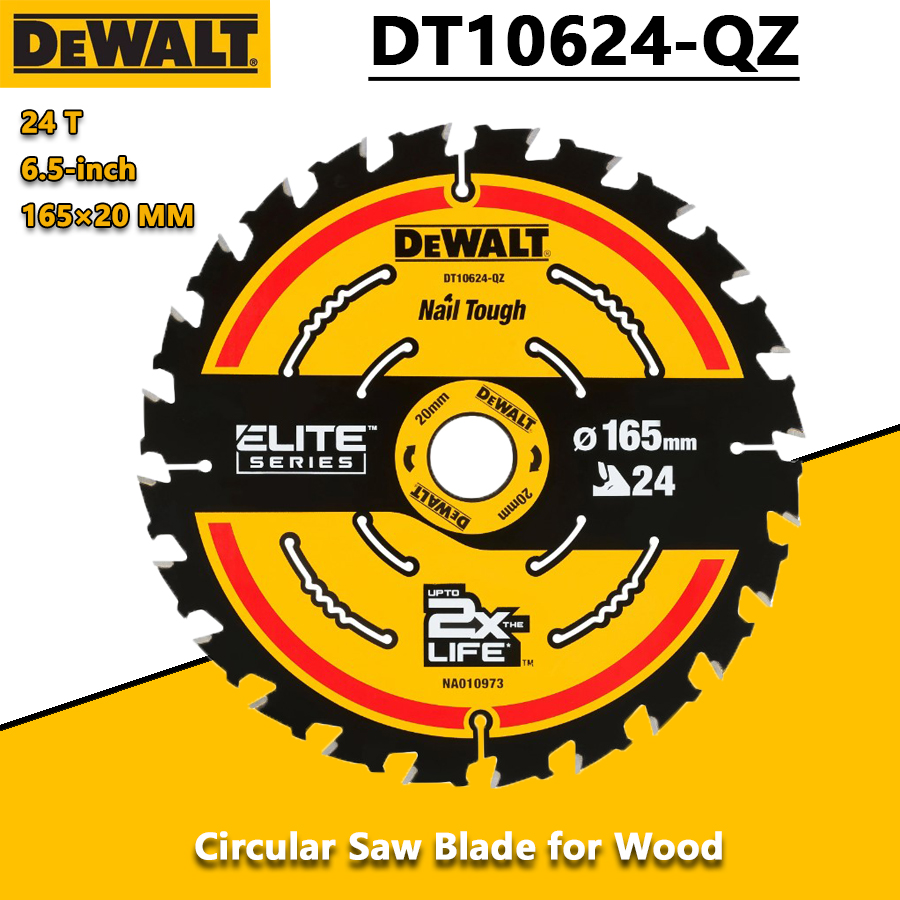 Tools Heavy Equipment - DEWALT DT10624-QZ 1/3pcs 24T Construction Circular