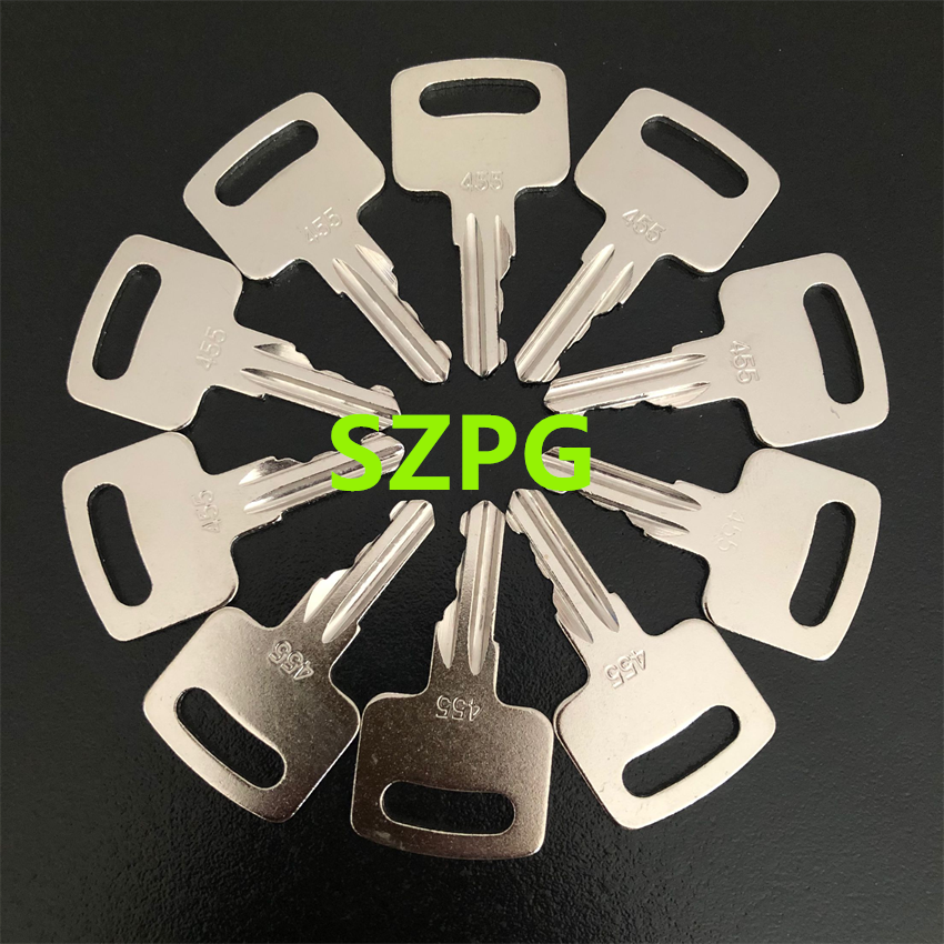 Heavy Equipment Engine - 10PCS 455 Ignition Key with Square