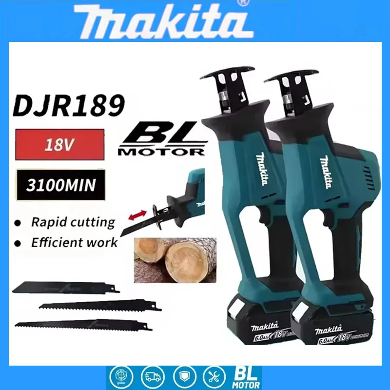 Tools Heavy Equipment - Makita DJR189 18V Cordless Electric Reciprocating