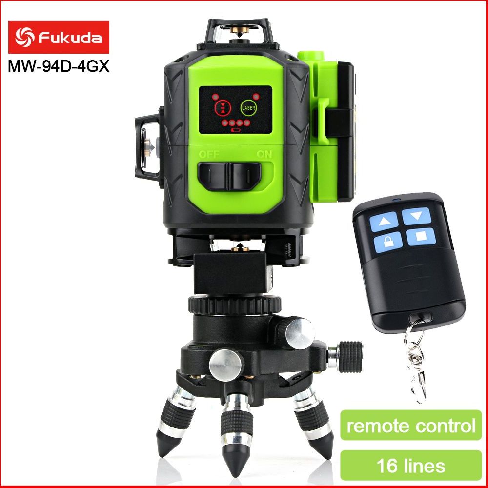 Laser Level Rotary - 515NM Class ll，Fukuda MW-94D-4GX 16 Line