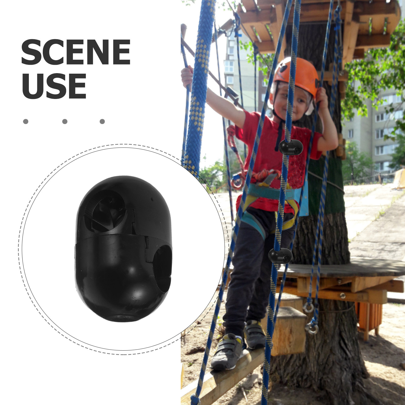 10Pcs Kids Climbing Rope Conne - Heavy Equipment Attachments avaliação e preço