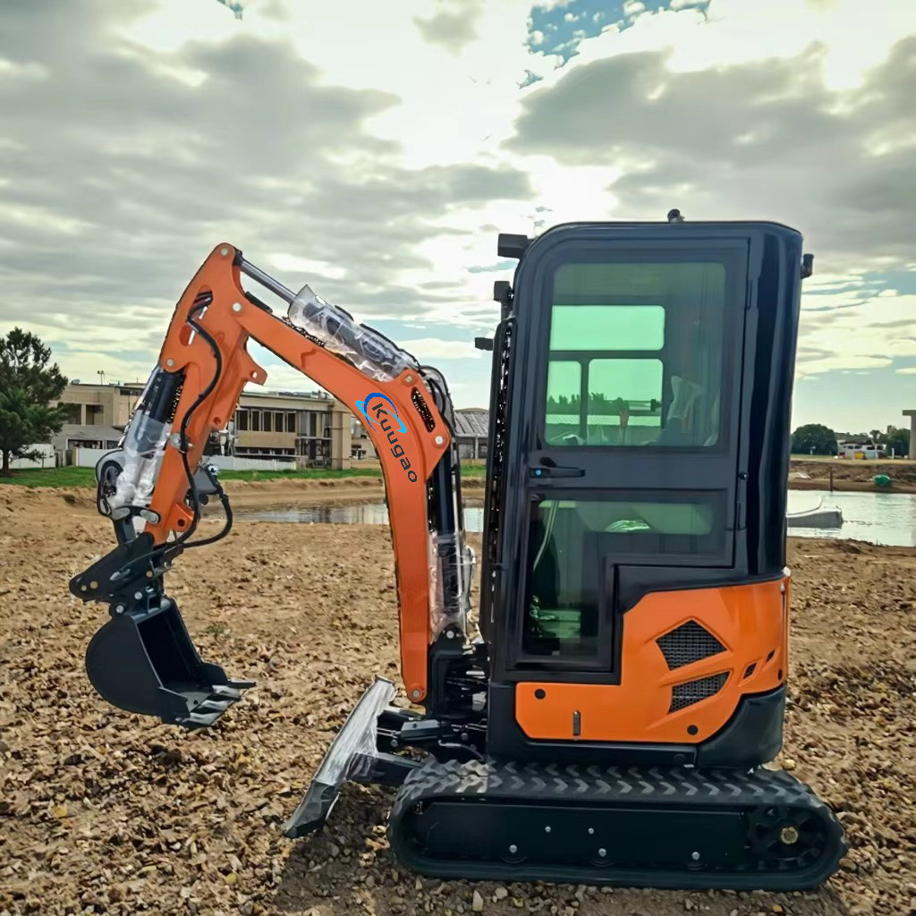 Mini Excavator 2 ton Free Ship - Tractor Backhoe avaliação e preço