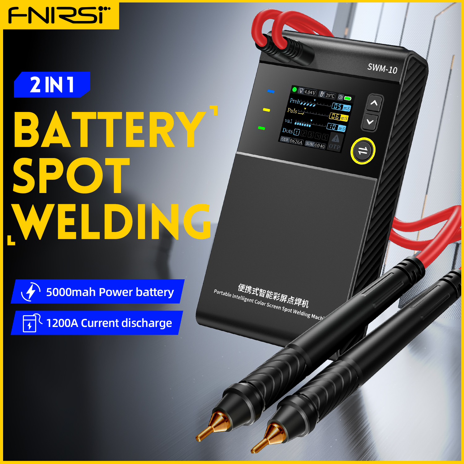 FNIRSI SWM-10 Handheld Battery - Portable Welding Generator avaliação e preço