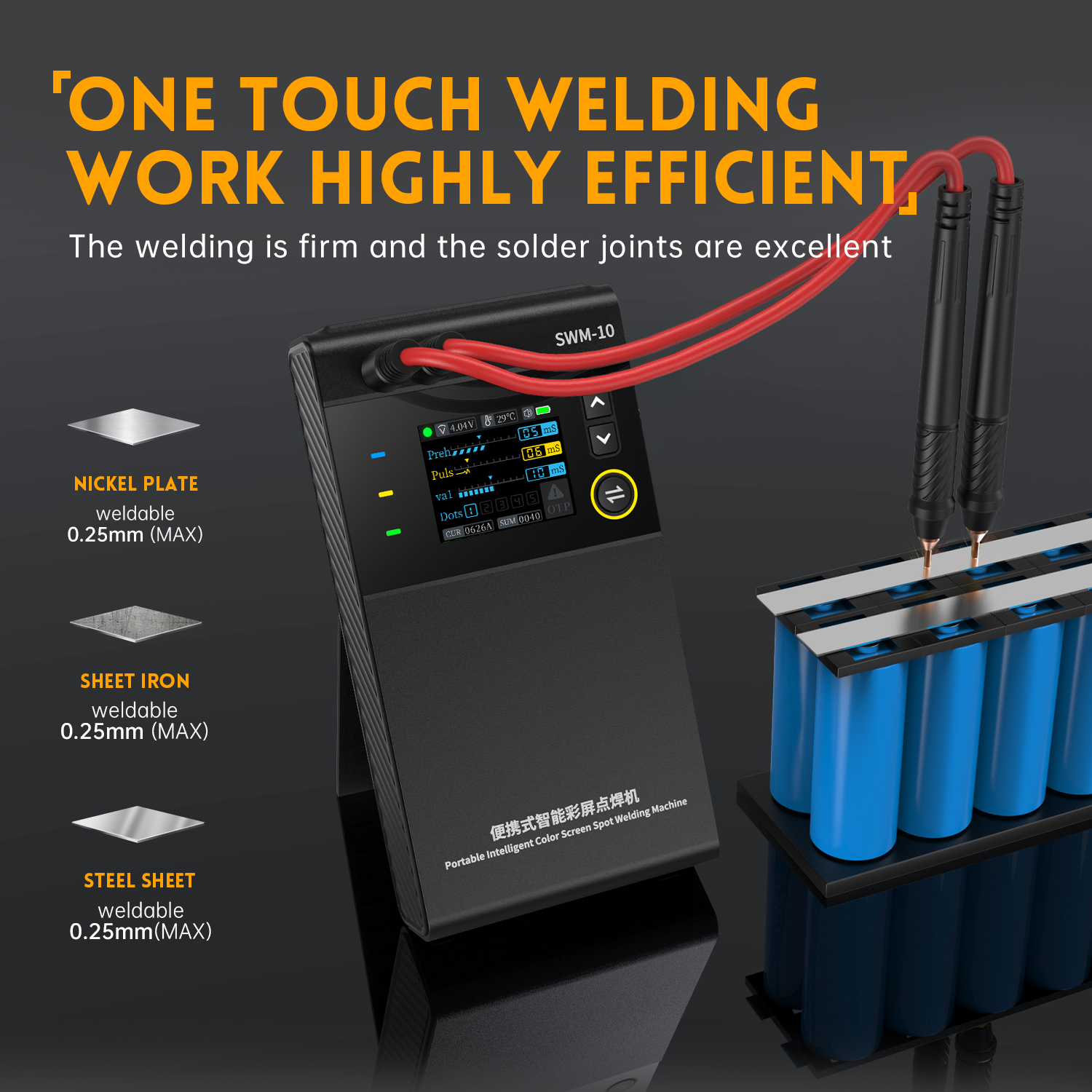 FNIRSI SWM-10 Handheld Battery - Portable Welding Generator avaliação e preço