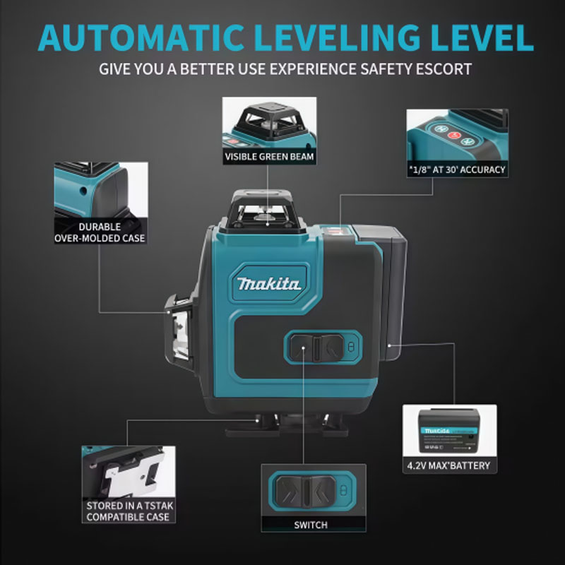 Makita Cordless Self-Leveling  - Laser Level Rotary avaliação e preço