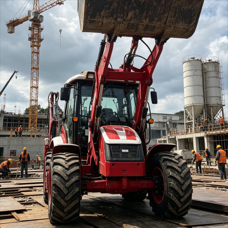 Loader Backhoe Industrial Grad - Heavy Equipment Work avaliação e preço