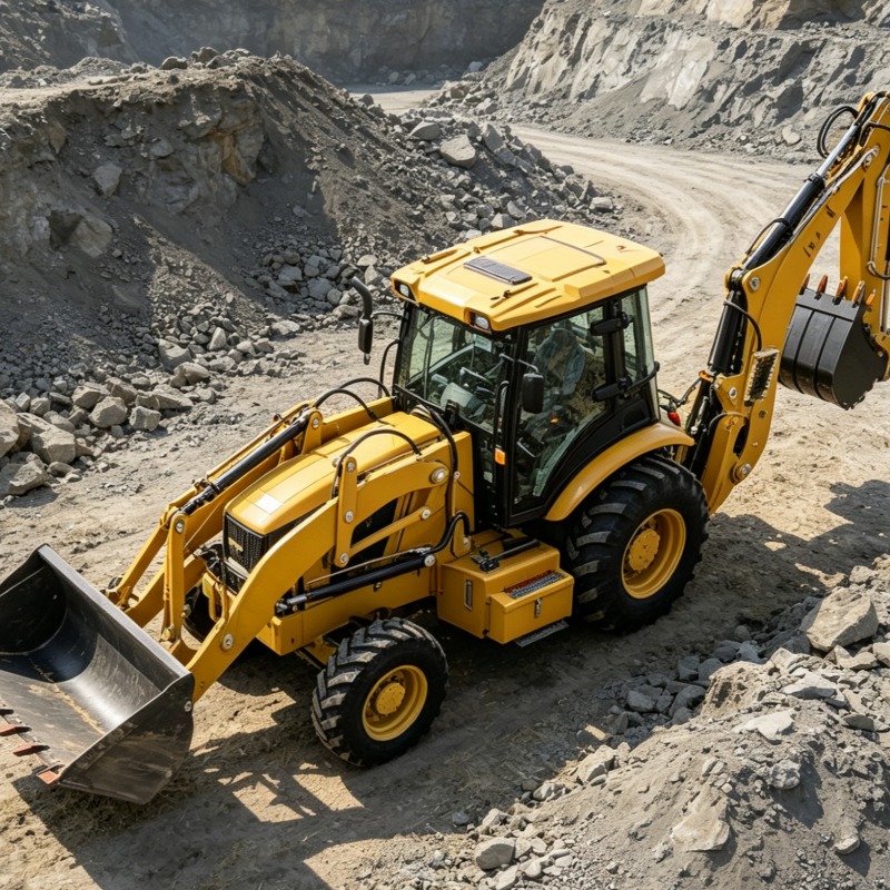 Loader Backhoe Industrial Grad - Heavy Equipment Work avaliação e preço