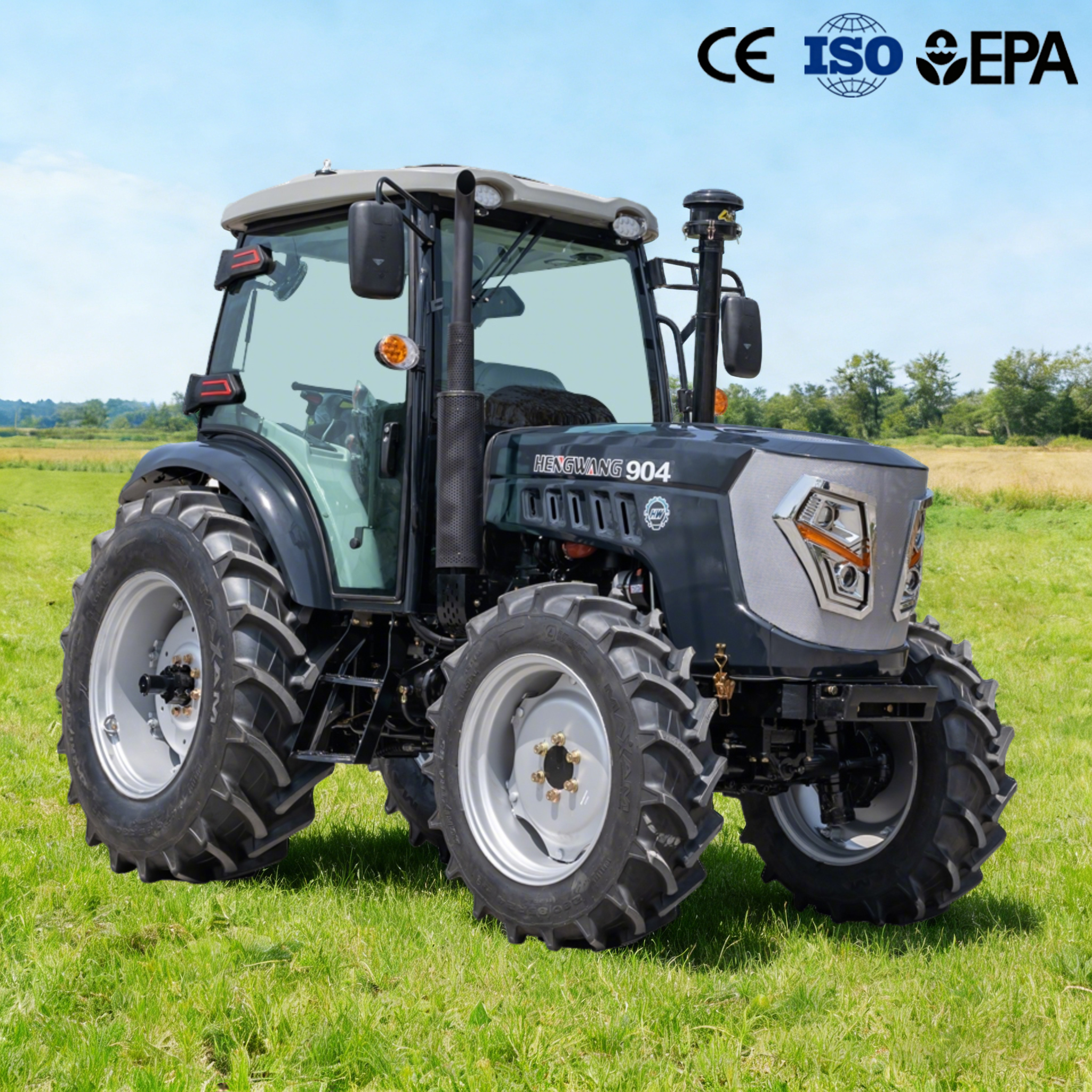 4x4 Tractor 70-100hp (12F+12R) - Tractor Backhoe avaliação e preço