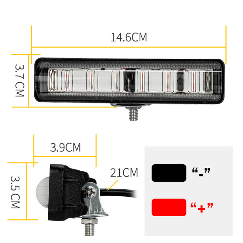 18W Red Forklift Warning Light - Heavy Equipment Work avaliação e preço