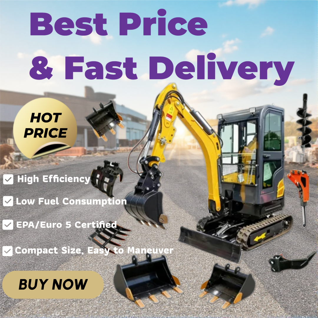 Mini Excavator 1.5Tons Pilot C - Tractor Backhoe avaliação e preço