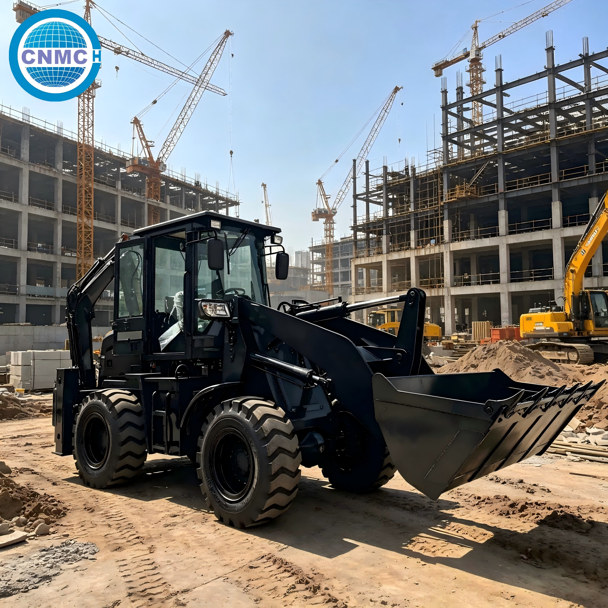 CN10-80 4x4 Wheel Excavator Lo - Tractor Backhoe avaliação e preço