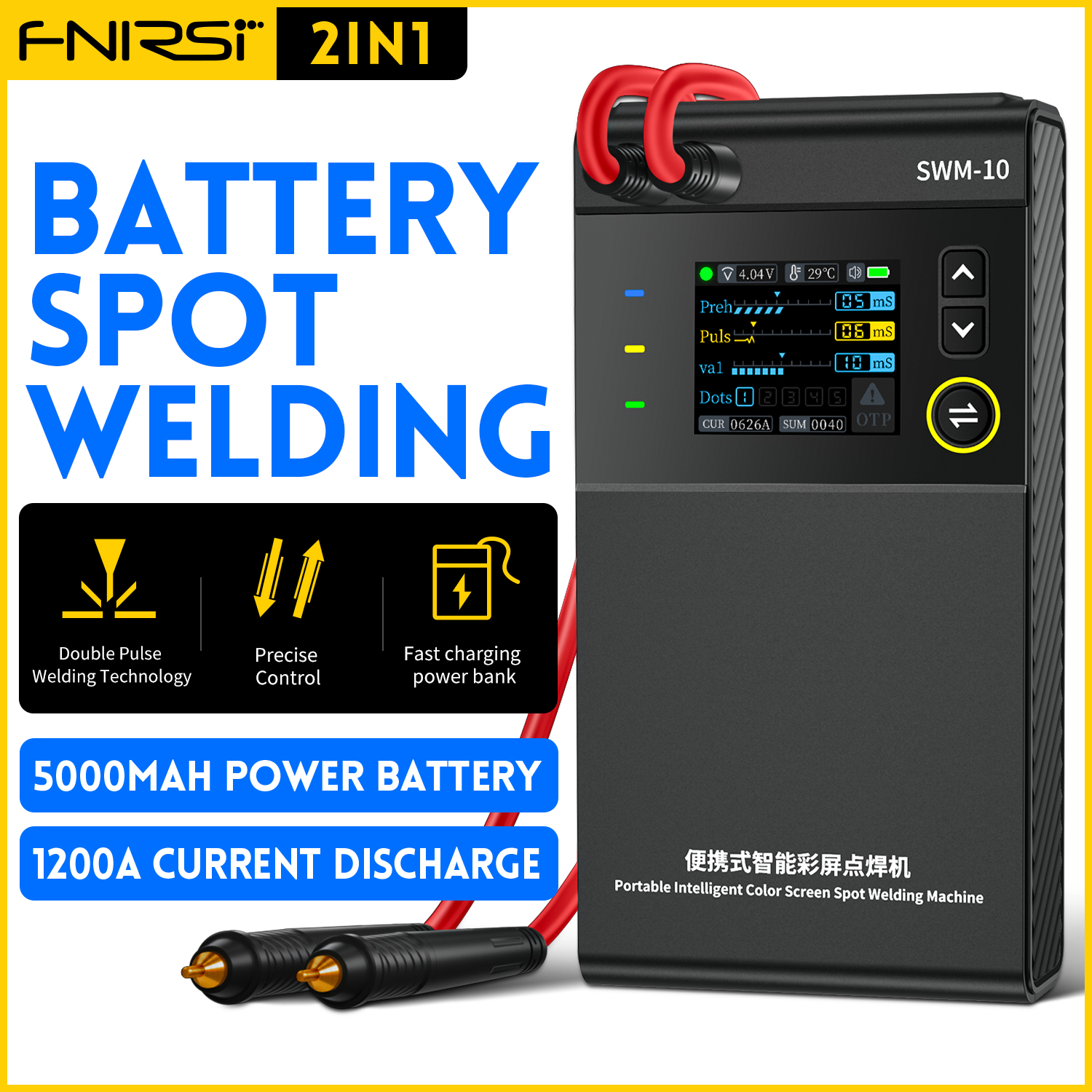 FNIRSI SWM10 Portable Pulse Sp - Portable Welding Generator avaliação e preço