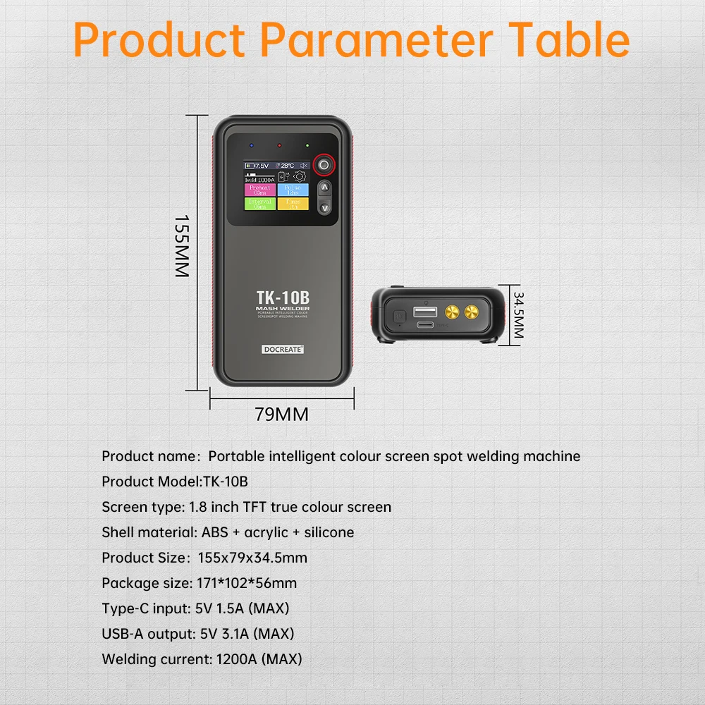 TK-10B Portable Spot Welder, C - Portable Welding Generator avaliação e preço