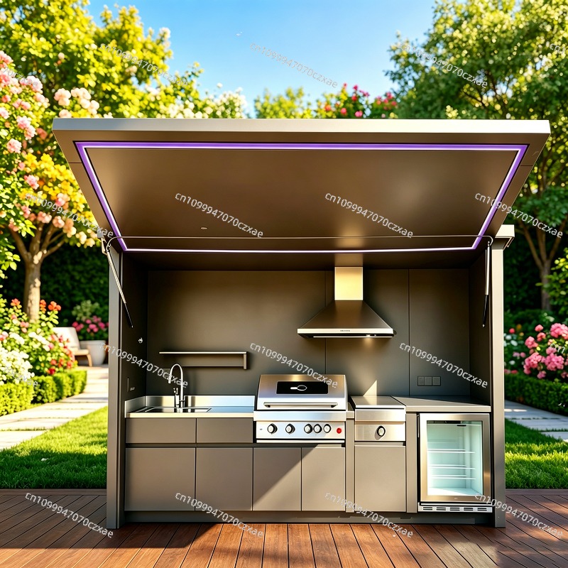 All-Weather Outdoor Kitchen Un - Heavy Equipment In Kitchen avaliação e preço