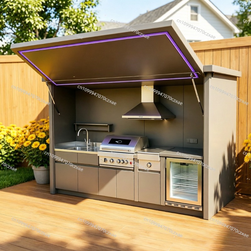 All-Weather Outdoor Kitchen Un - Heavy Equipment In Kitchen avaliação e preço