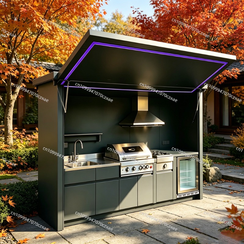All-Weather Outdoor Kitchen Un - Heavy Equipment In Kitchen avaliação e preço