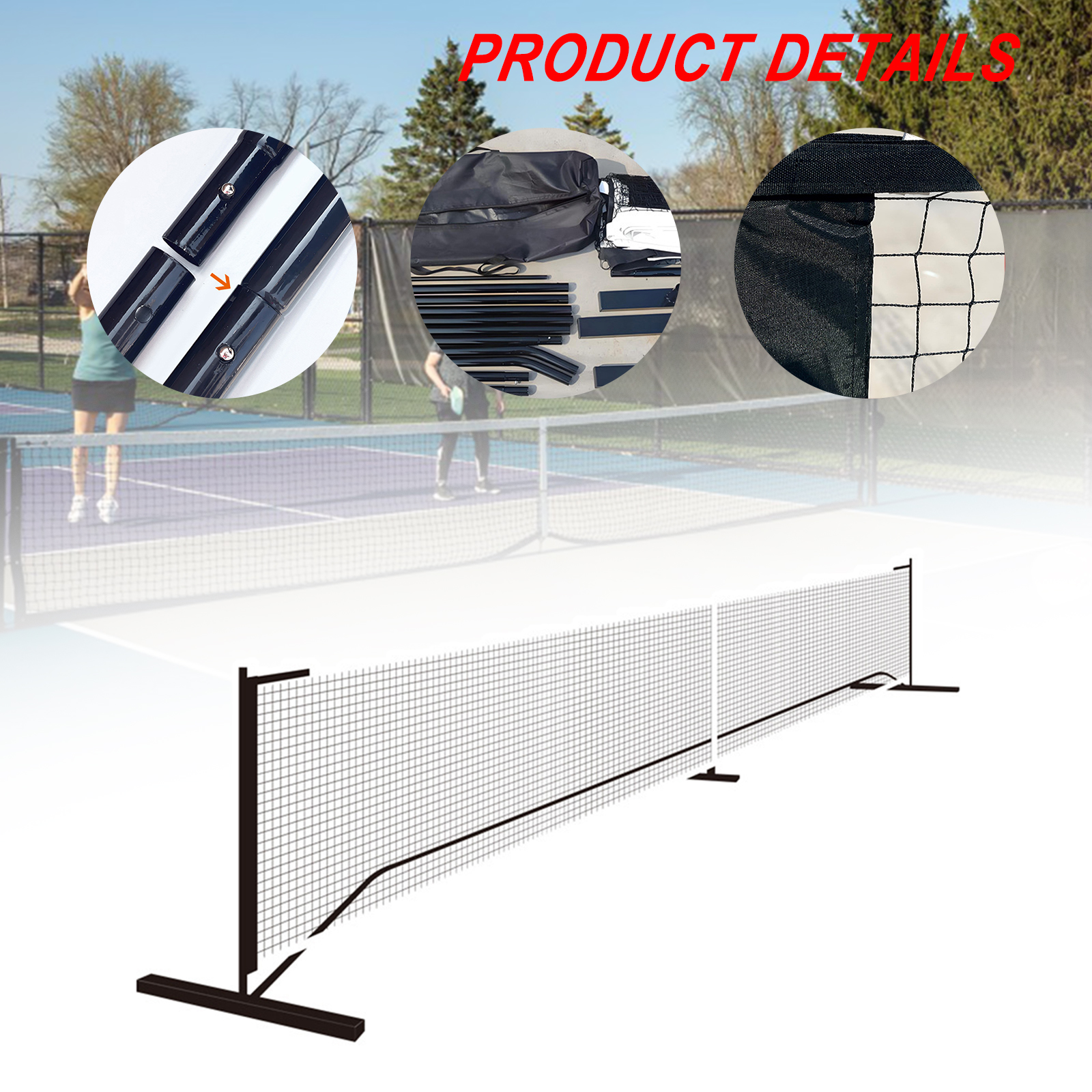 6.7M Portable Pickleball Net P - Heavy Equipment Simulator avaliação e preço