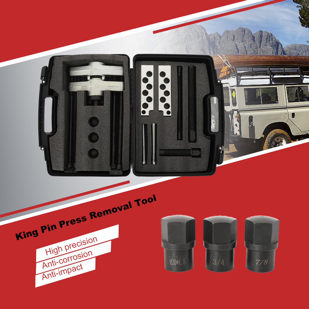 King Pin Press for Medium and  - Heavy Equipment Work avaliação e preço