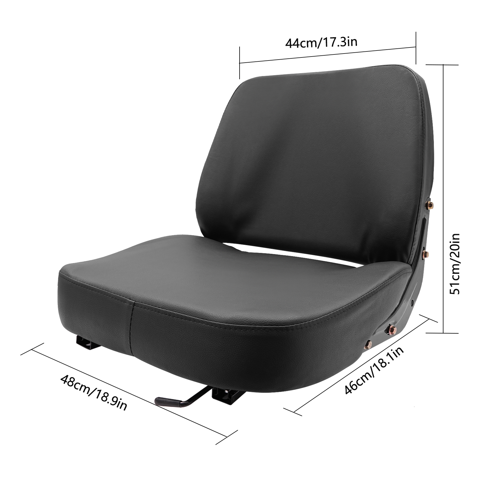 High Back Mower Seat Universal - Tractor Backhoe avaliação e preço