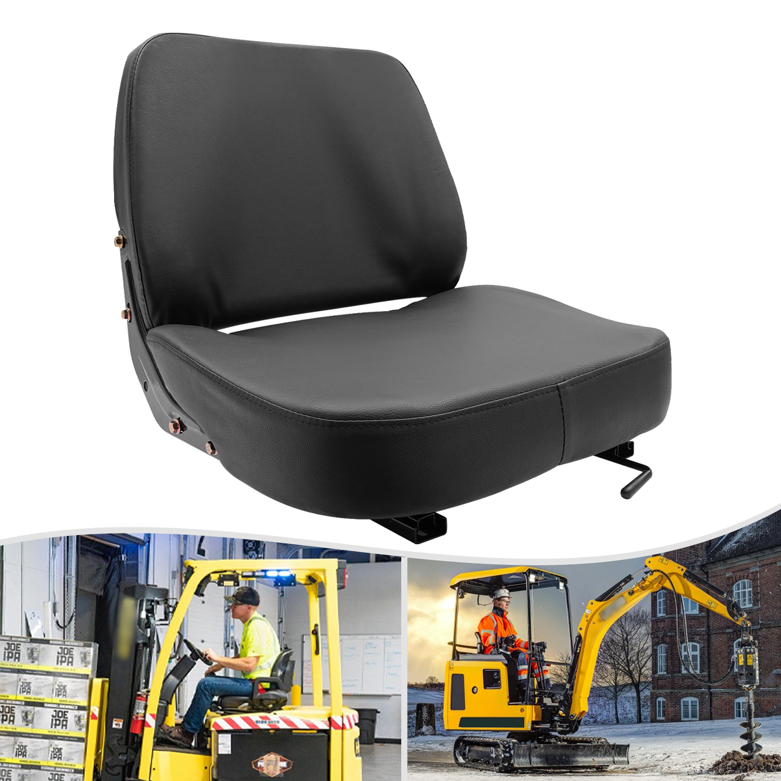 High Back Mower Seat Universal - Tractor Backhoe avaliação e preço