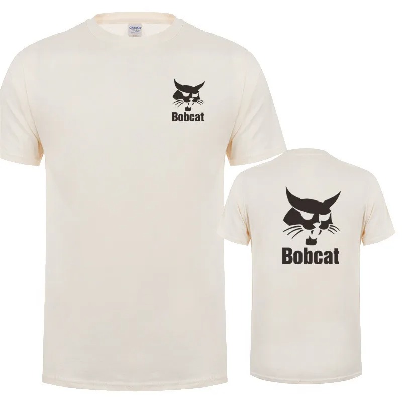 Bobcat T Shirt Summer Men Shor - Heavy Equipment Logo avaliação e preço