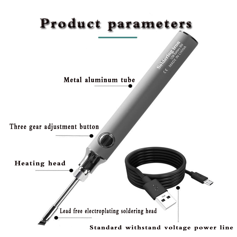 5V Micro Soldering Iron USB Ba - Portable Welding Generator avaliação e preço