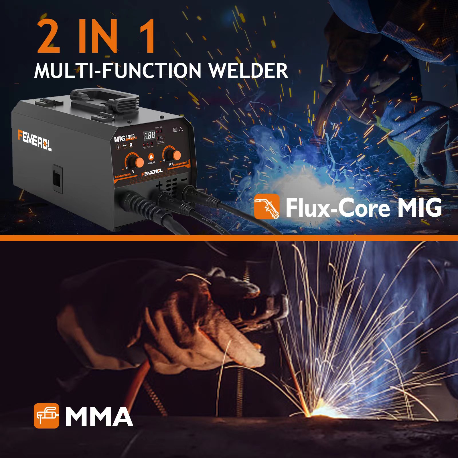 FEMEROL 2 In 1 MIG Welding Mac - Portable Welding Generator avaliação e preço