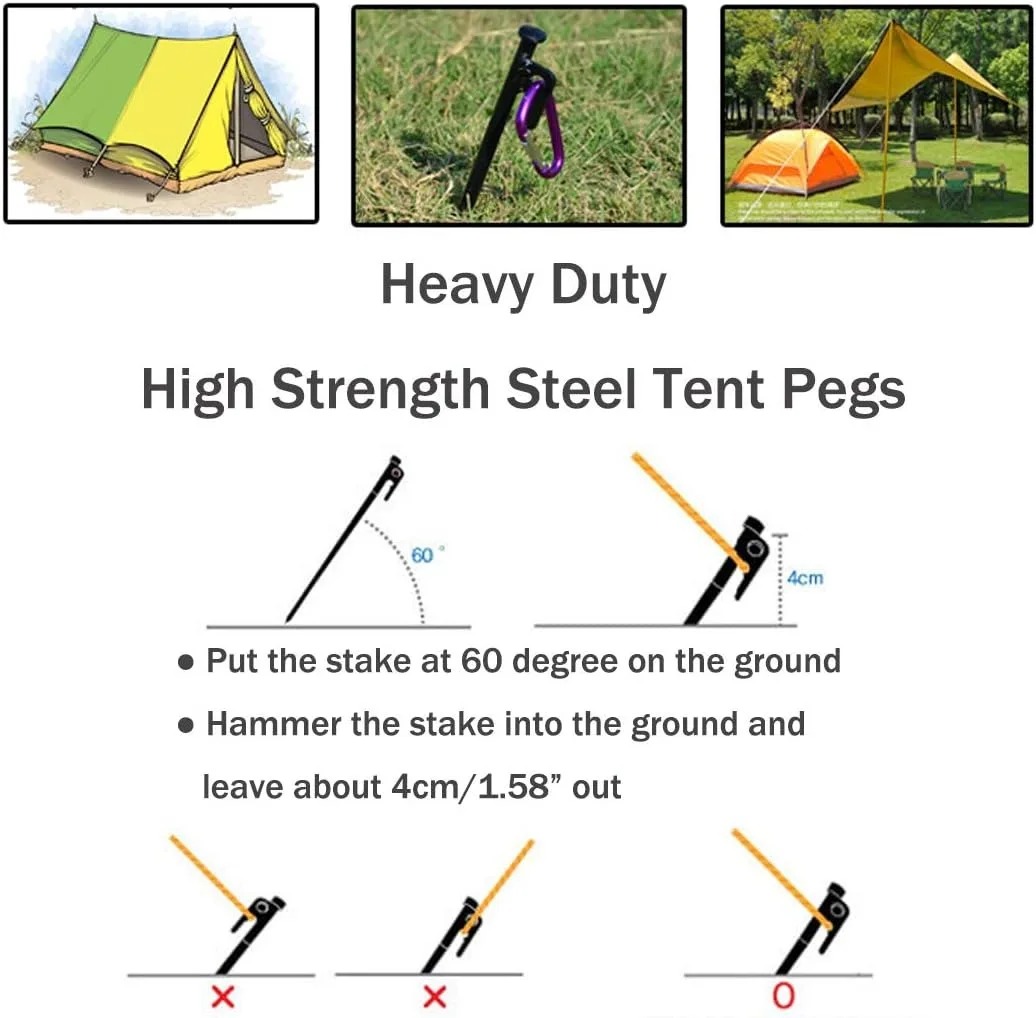 15/20/30cm Duty Heavy Tent Peg - Heavy Equipment Attachments avaliação e preço