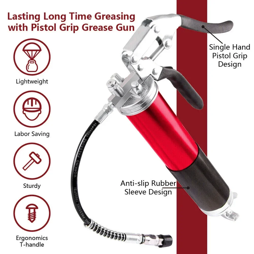 7000PSI Oil Grease Gun Kit Man - Grease For Heavy Equipment avaliação e preço