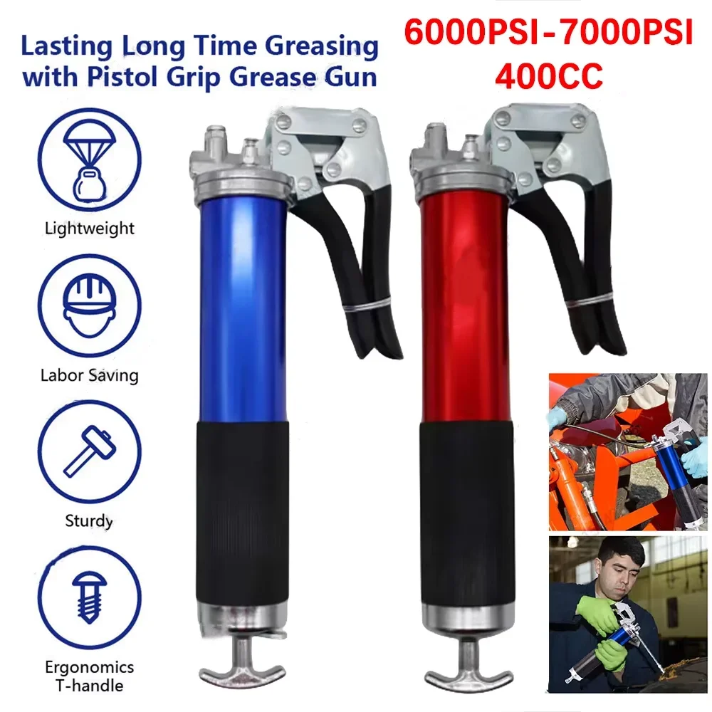 7000PSI Oil Grease Gun Kit Man - Grease For Heavy Equipment avaliação e preço