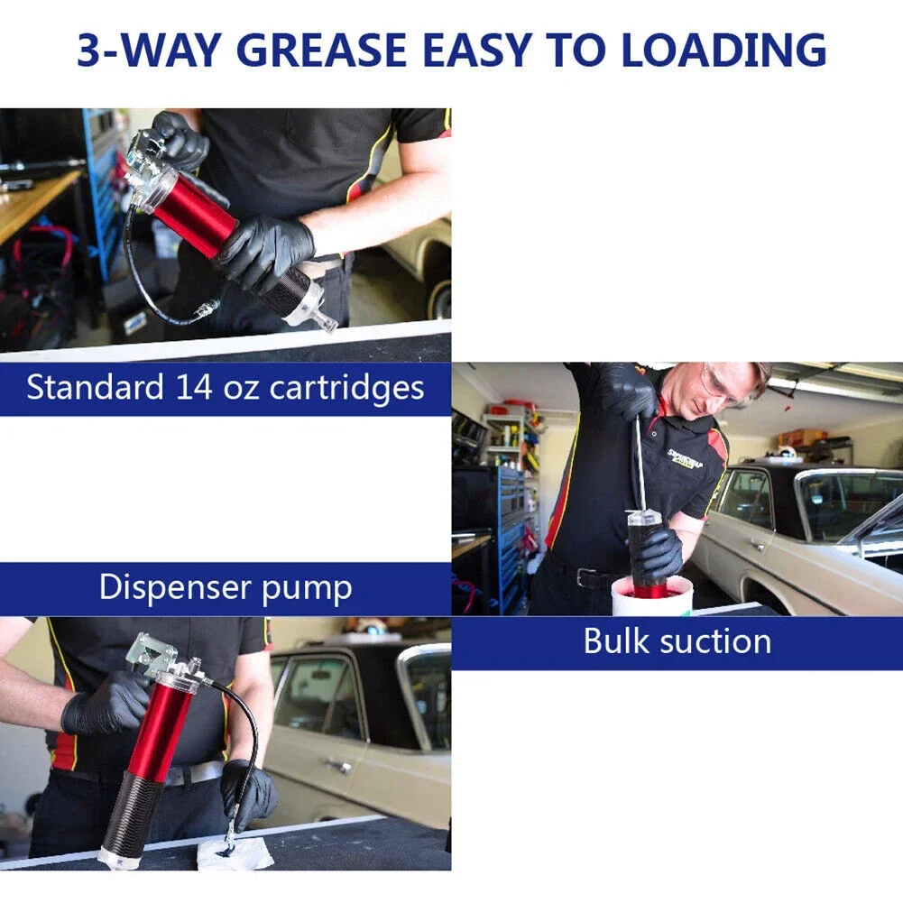 7000PSI Oil Grease Gun Kit Man - Grease For Heavy Equipment avaliação e preço