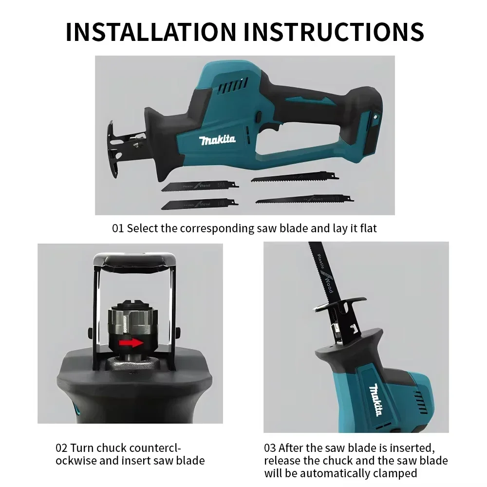 Makita DJR189 18V Cordless Ele - Tools Heavy Equipment avaliação e preço