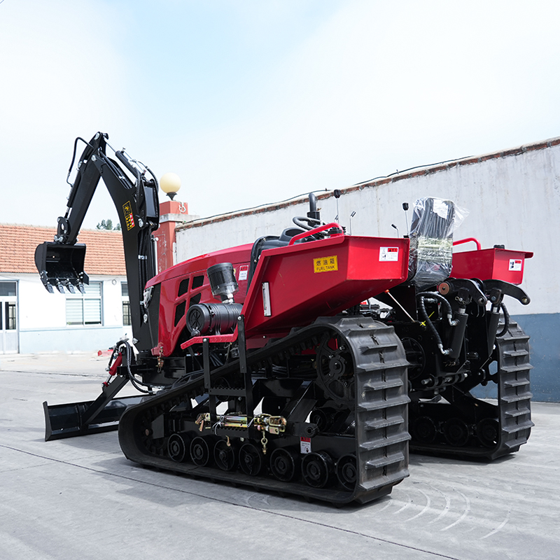 Customized 80/120HP Rubber-tra - Tractor Backhoe avaliação e preço