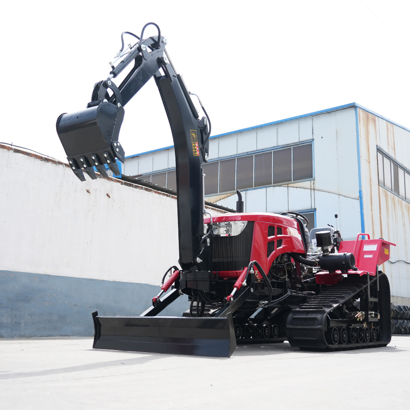 Customized 80/120HP Rubber-tra - Tractor Backhoe avaliação e preço