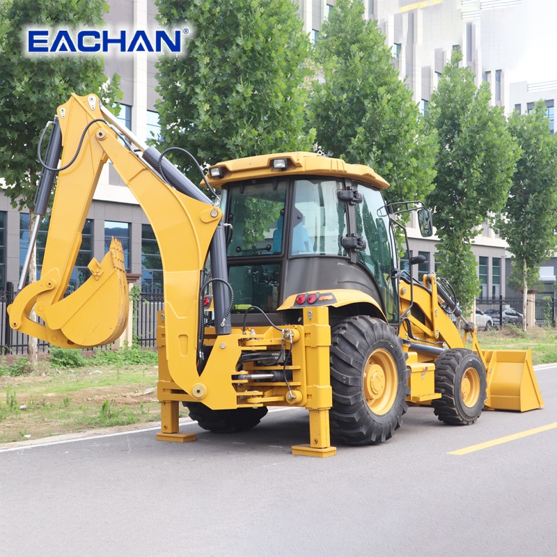 EACHAN Diesel 4 Wheel Backhoe  - Tractor Backhoe avaliação e preço
