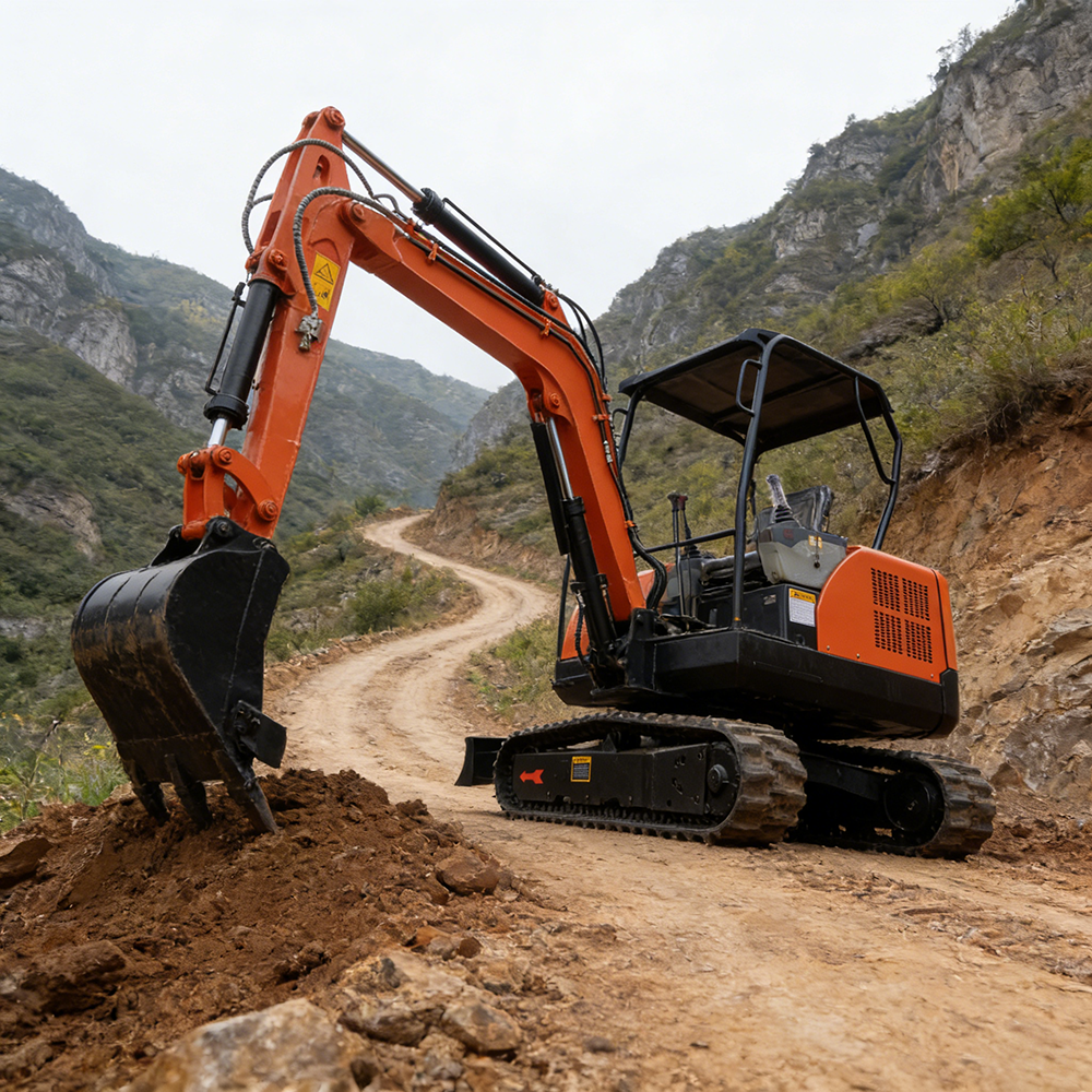 Durable 1.2t Mini Excavator Hy - Tractor Backhoe avaliação e preço