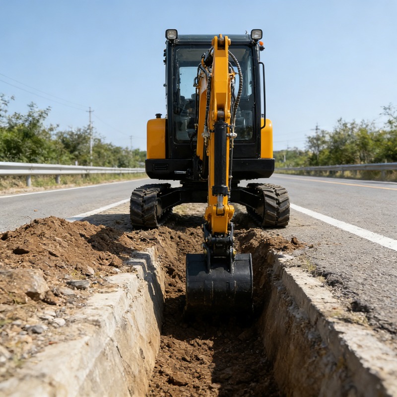 Durable 1.2t Mini Excavator Hy - Tractor Backhoe avaliação e preço