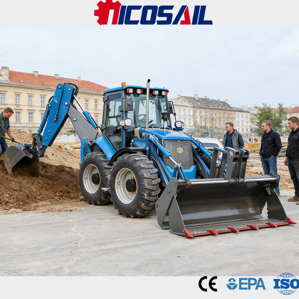 Construction Backhoe Loader CE - Tractor Backhoe avaliação e preço