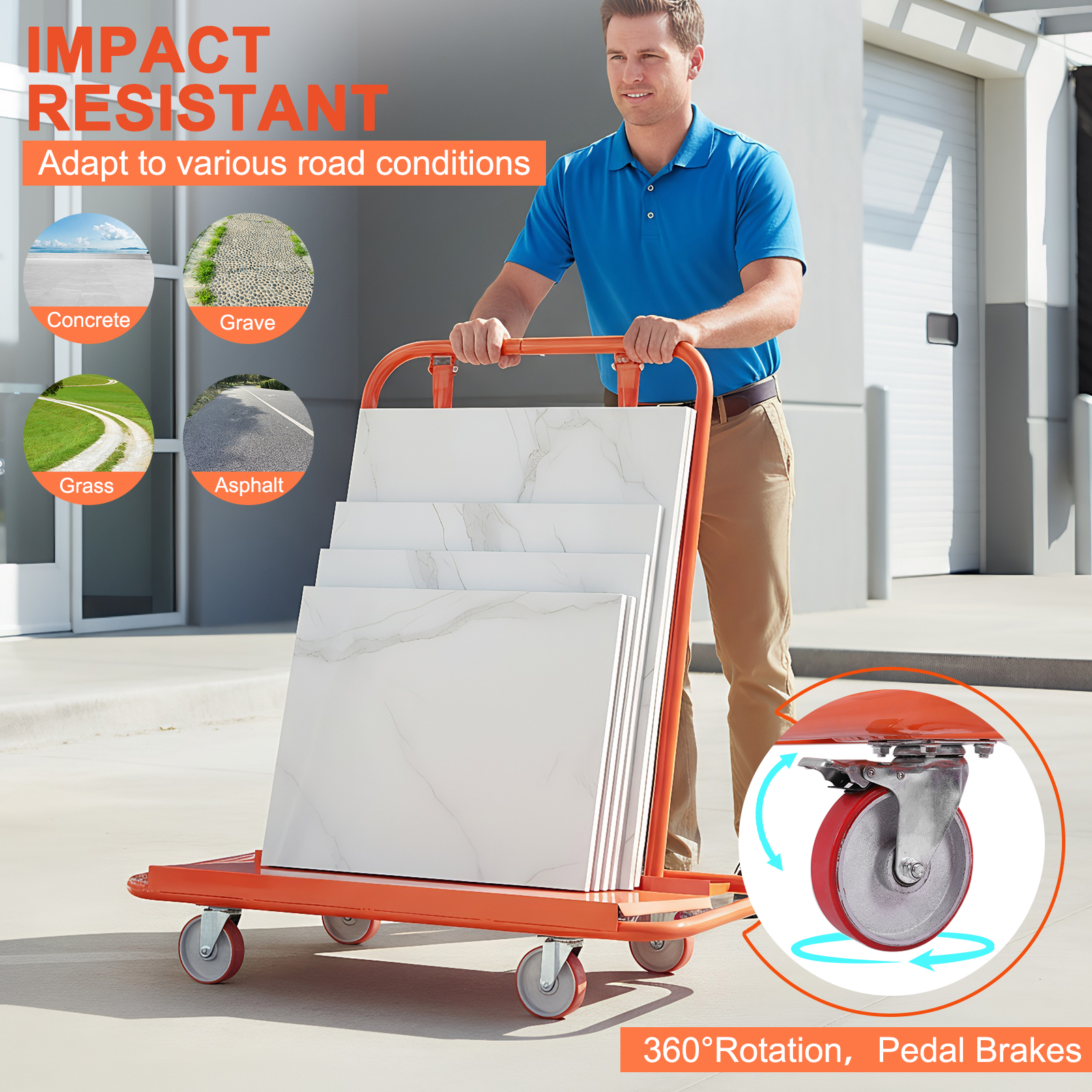 Heavy Duty Drywall Sheet Cart  - Heavy Equipment Handling avaliação e preço
