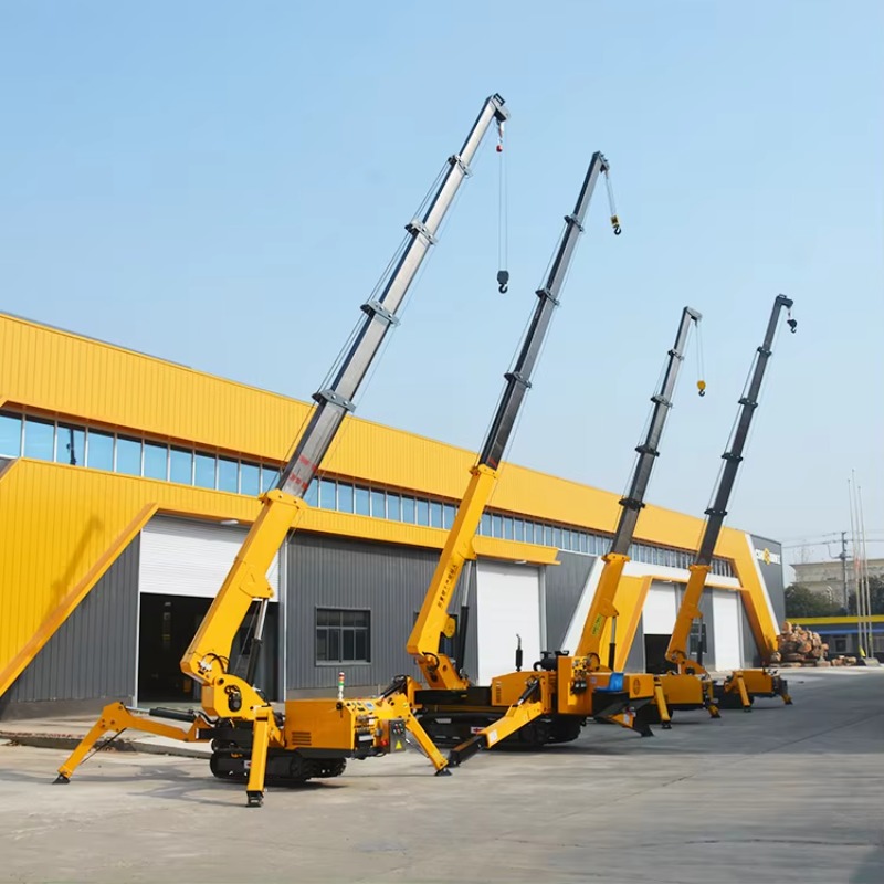 8T Hydraulic Spider Crane Heav - Heavy Equipment Handling avaliação e preço