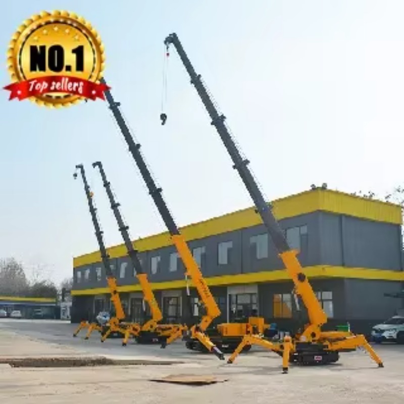 8T Hydraulic Spider Crane Heav - Heavy Equipment Handling avaliação e preço