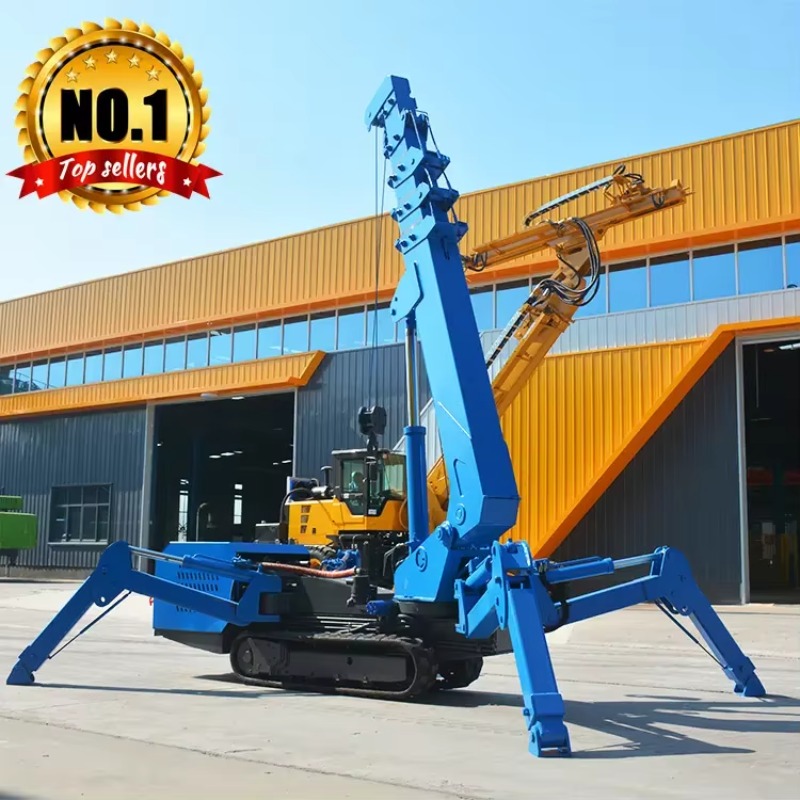 8T Hydraulic Spider Crane Heav - Heavy Equipment Handling avaliação e preço