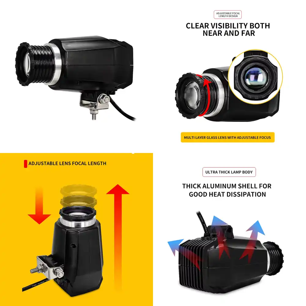 20W IP67 Waterproof Safety War - Heavy Equipment Logo avaliação e preço