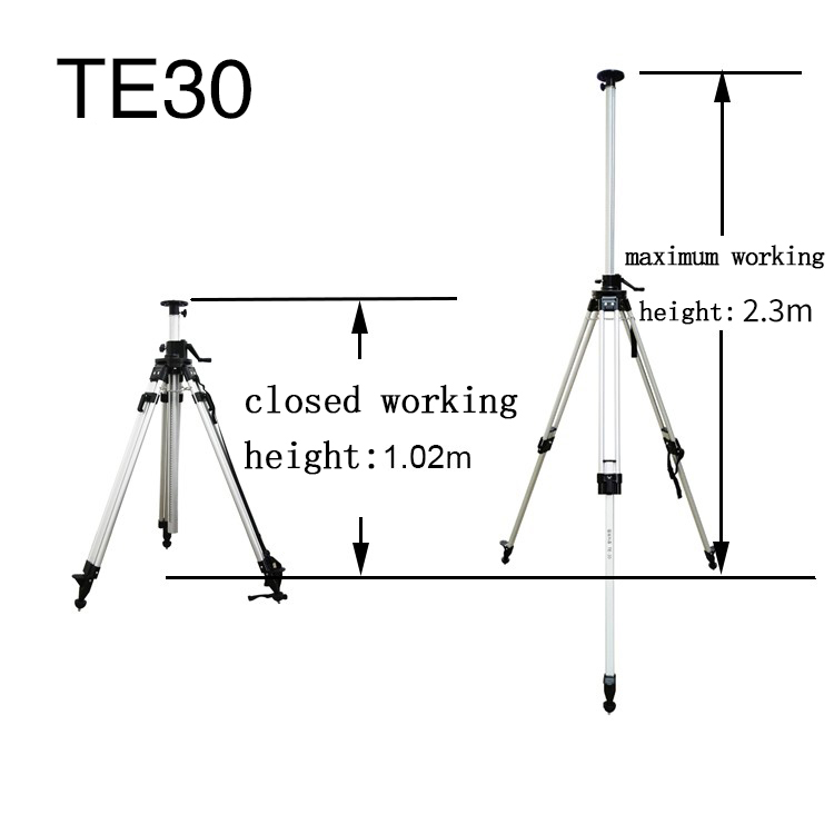 TE30 2.3m Economic Heavy Duty  - Laser Level Rotary avaliação e preço